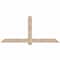 Ekena Millwork Eugene Smooth Timber Gable Bracket, Douglas Fir, 84"W x 38"H x 3 1/2"D x 5 1/2"F, 11/12 Pitch GBW084X38X0406EUG00SDF - alternate 1